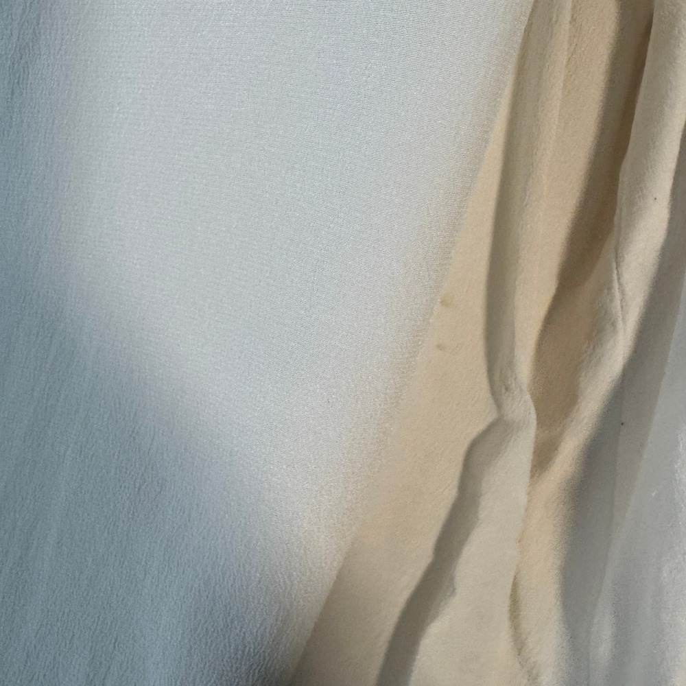 Eileen Fisher Silk Tank Top Ivory Layered High Low XL Minimalist Quiet Luxury - Picture 8 of 11